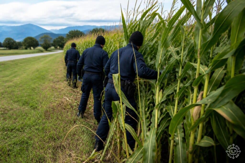 Todeslenker von Globasnitz: Polizei auf Spurensuche im Maisacker