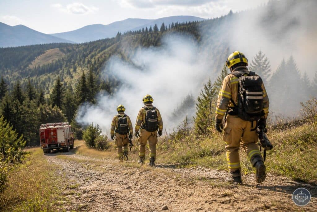Spezialeinheit für Waldbrände trainiert in Kärnten