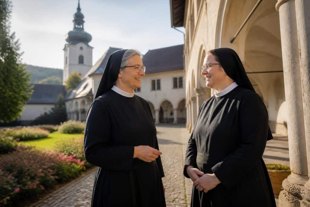 Zwei Schwestern in Gurk auf göttlicher Mission