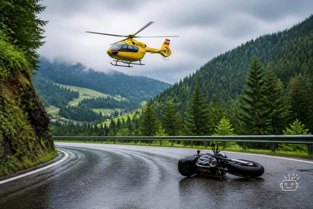 Verkehrsunfall mit Personenschaden bei Laas