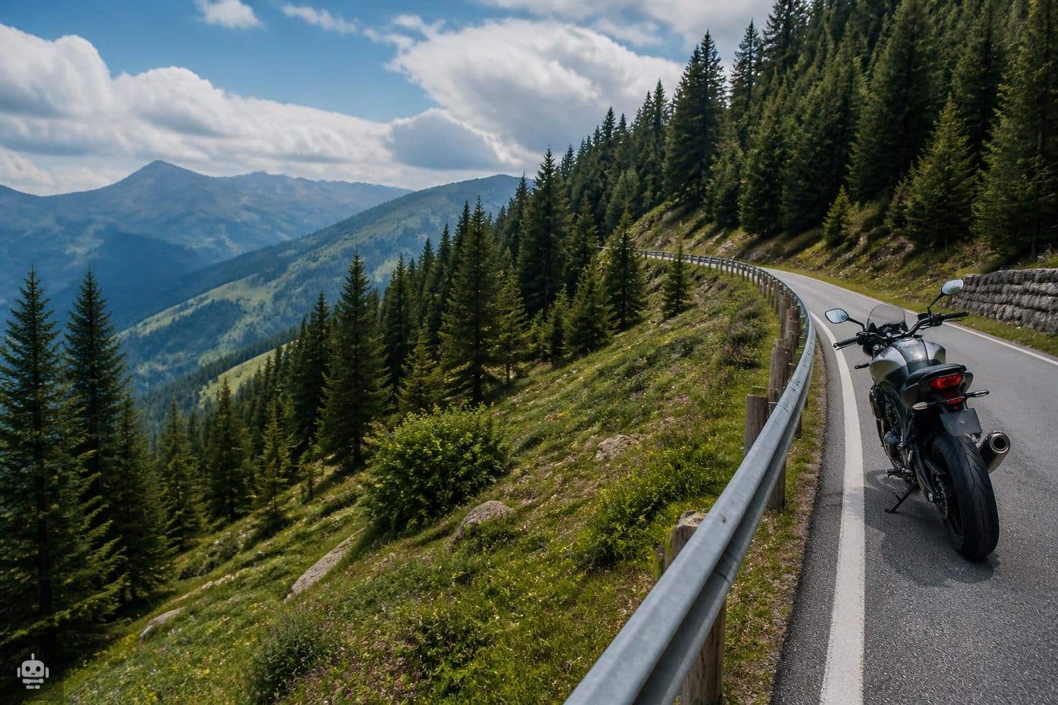 Motorradfahrer stürzte 20 Meter ab