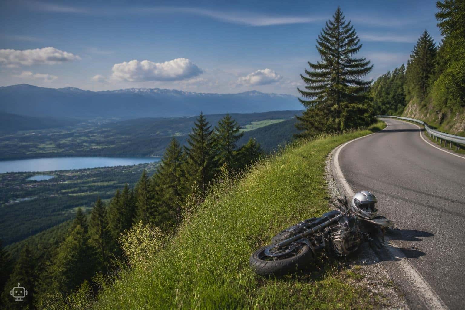 20 Meter abgestürzt: Kärntner nach Motorradunfall schwer verletzt