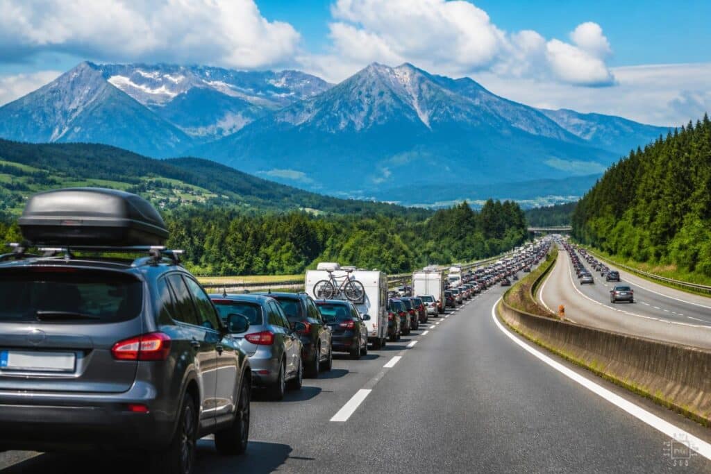 Rückreisewelle sorgt am Samstag für Staus auf Kärntens Straßen