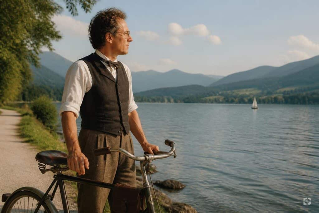 Gustav Mahler, ein Komponist mit Waschbrettbauch und strammen Waden