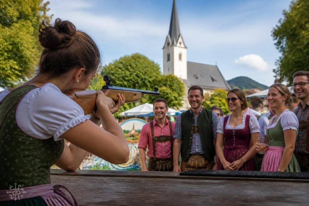 Viele strahlende Gesichter beim Keutschacher Kirchtag