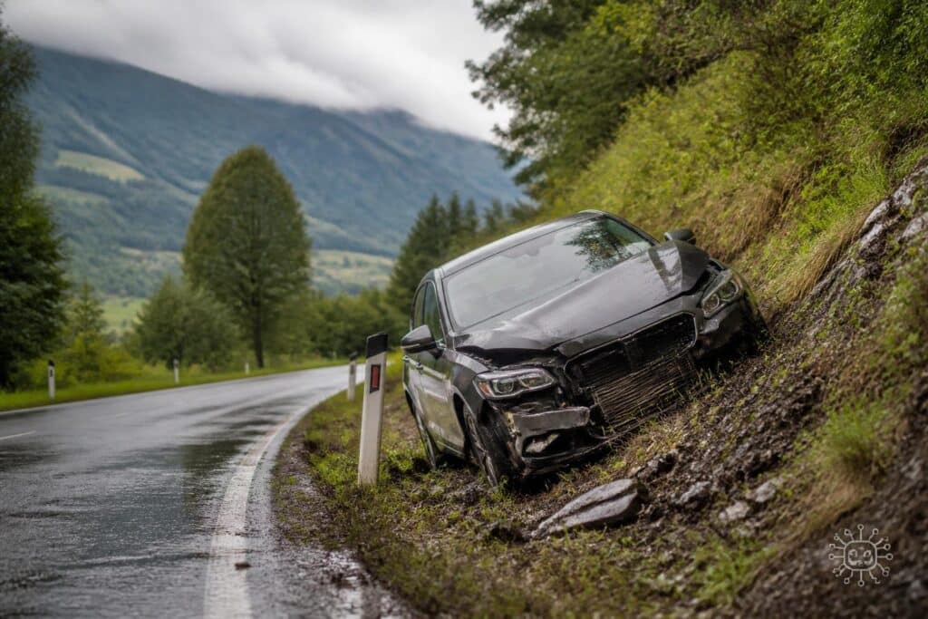Verkehrsunfall mit Sachschaden – Führerscheinabnahme