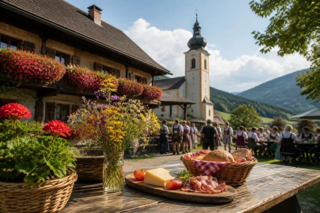 Beliebter Landgasthof lud zum großen Kirchtag am Plöschenberg