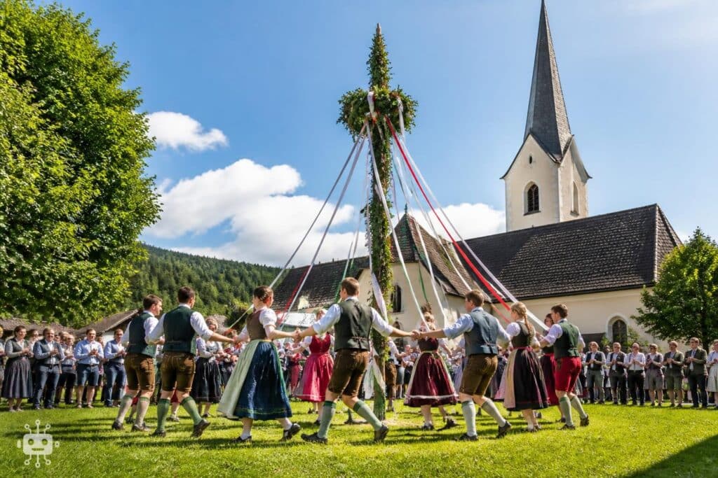 Die schönsten Bilder vom traditionellen Kirchtag in Achomitz