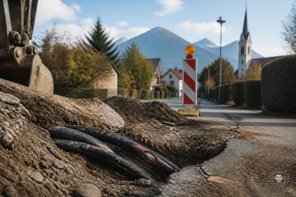Über 300 Kunden in Völkermarkt derzeit ohne Strom