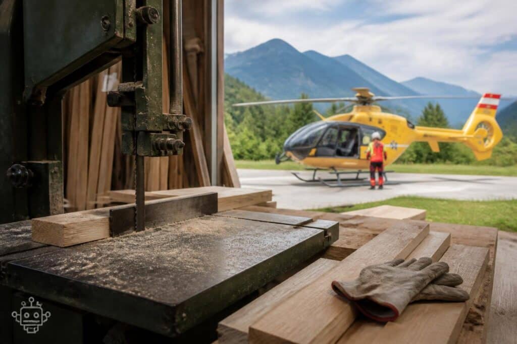 Arbeitsunfall im Bezirk Spittal
