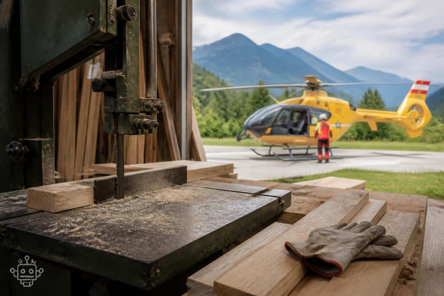 Arbeitsunfall im Bezirk Spittal