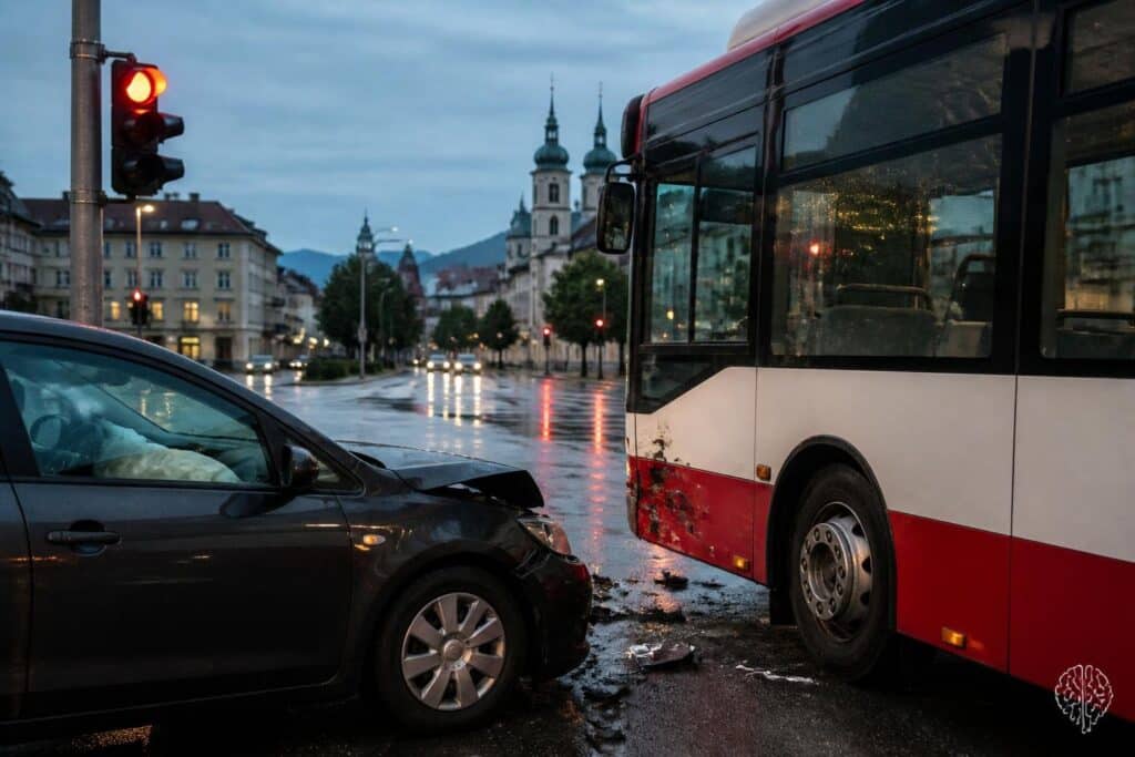 Alkolenker prallt in Klagenfurt gegen Linienbus