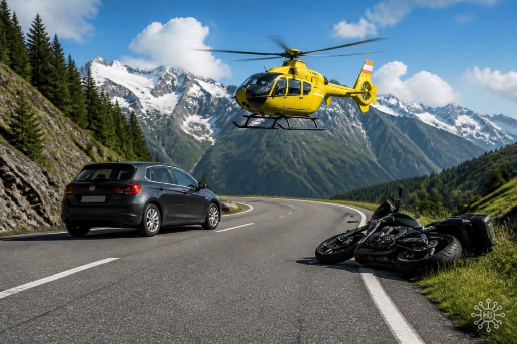 Motorradfahrer bei Kollision schwer verletzt