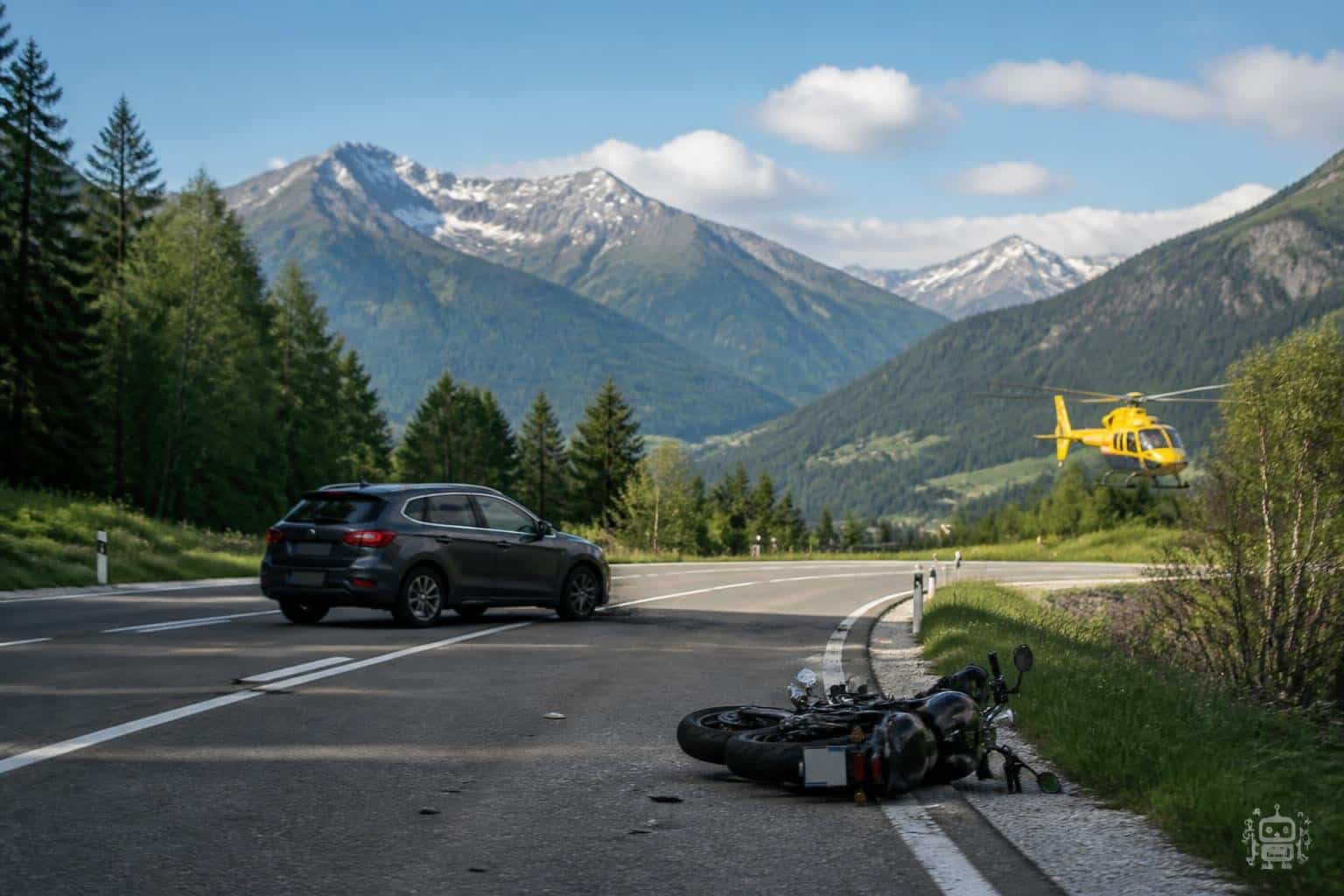 Verkehrsunfall in Lassach