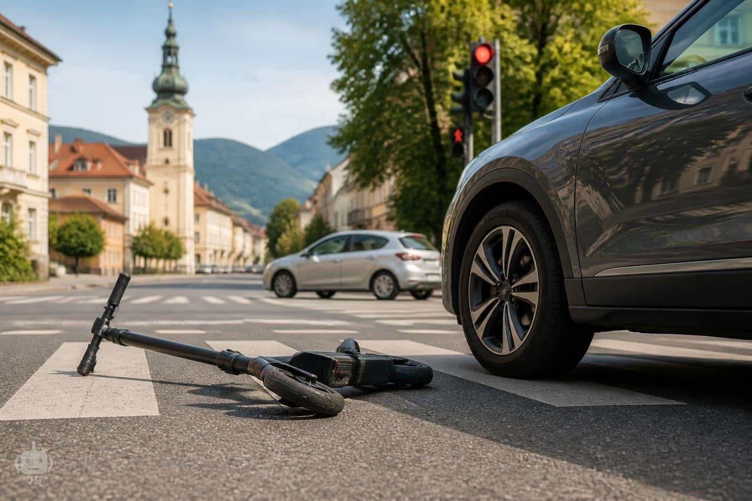 Villacherin auf E-Scooter angefahren und schwer verletzt