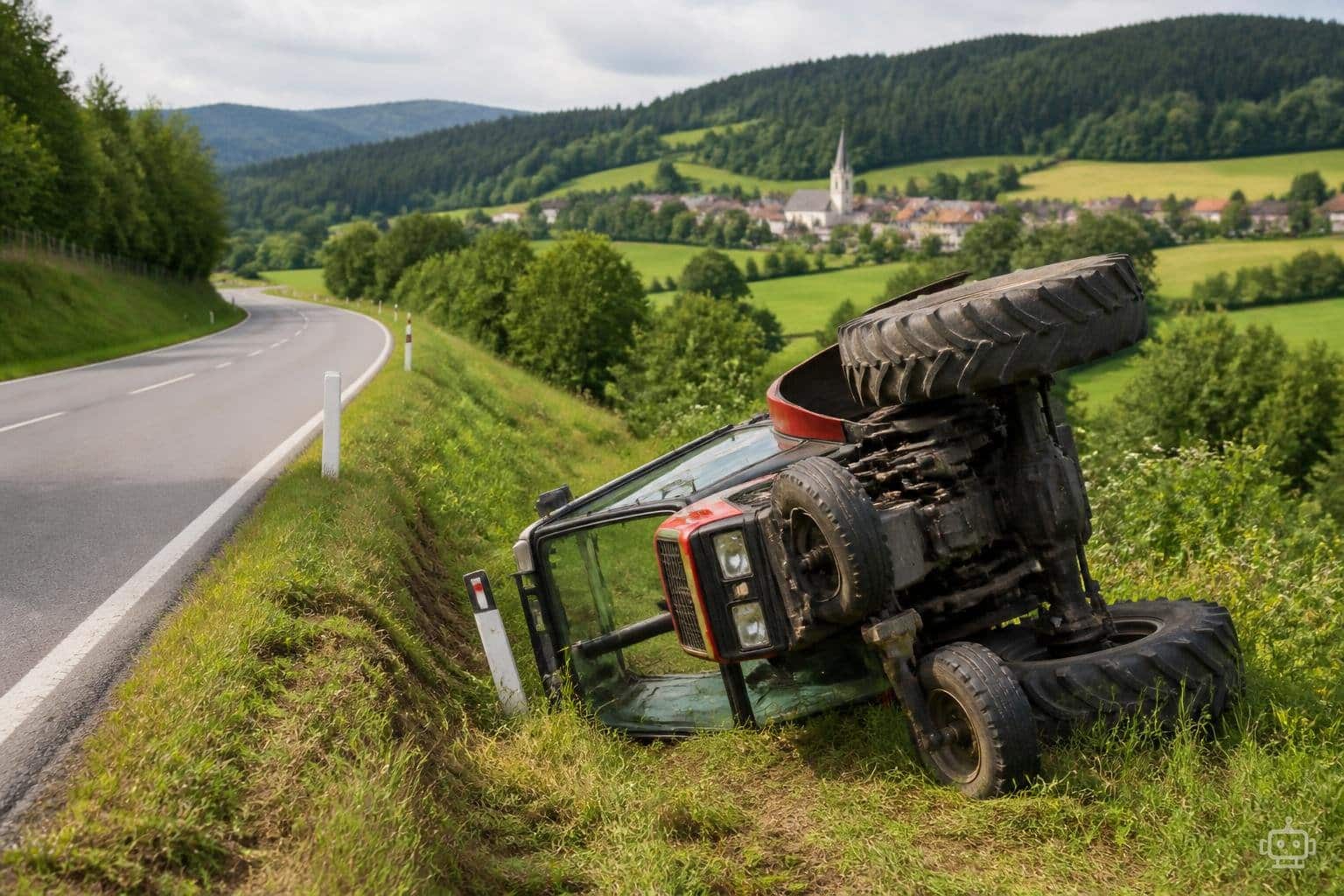 16-Jährige und ihre Schwester kippten in Friesach mit Traktor um