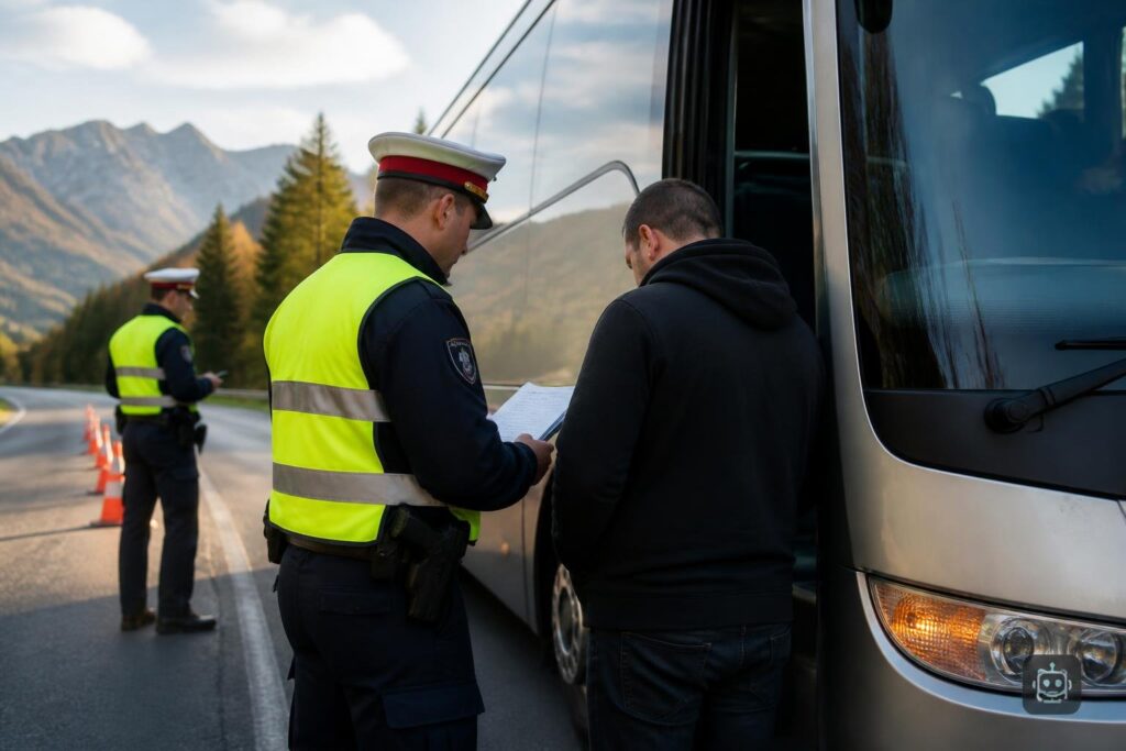 Buskontrolle endet mit Festnahme und Einreiseverboten