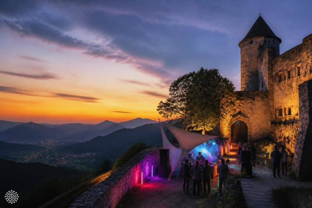 Electric Dance Circle: Morgen wird der Schlossberg Griffen zum Dancefloor