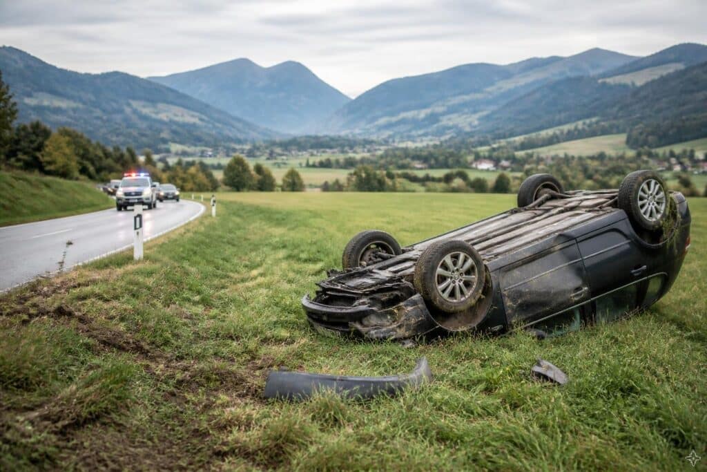 Verkehrsunfall mit Personenschaden im Bezirk Wolfsberg