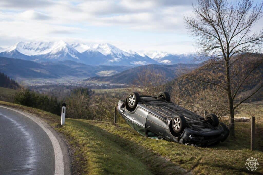 Pkw überschlug sich mehrfach im Lavanttal