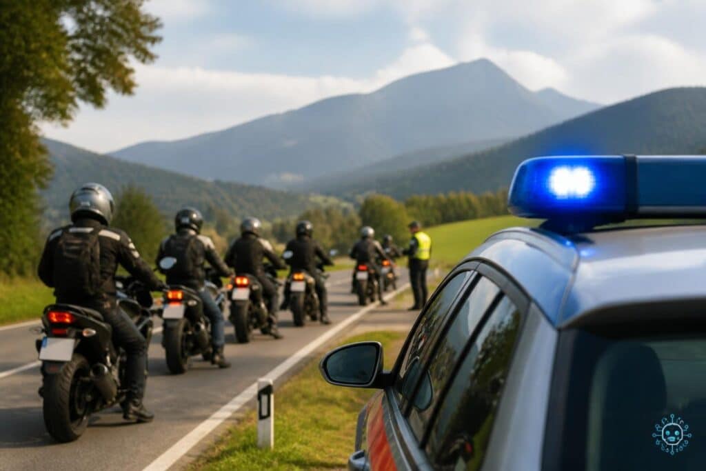 Sechs betrunkene Biker aus der Steiermark in Kärnten gestoppt