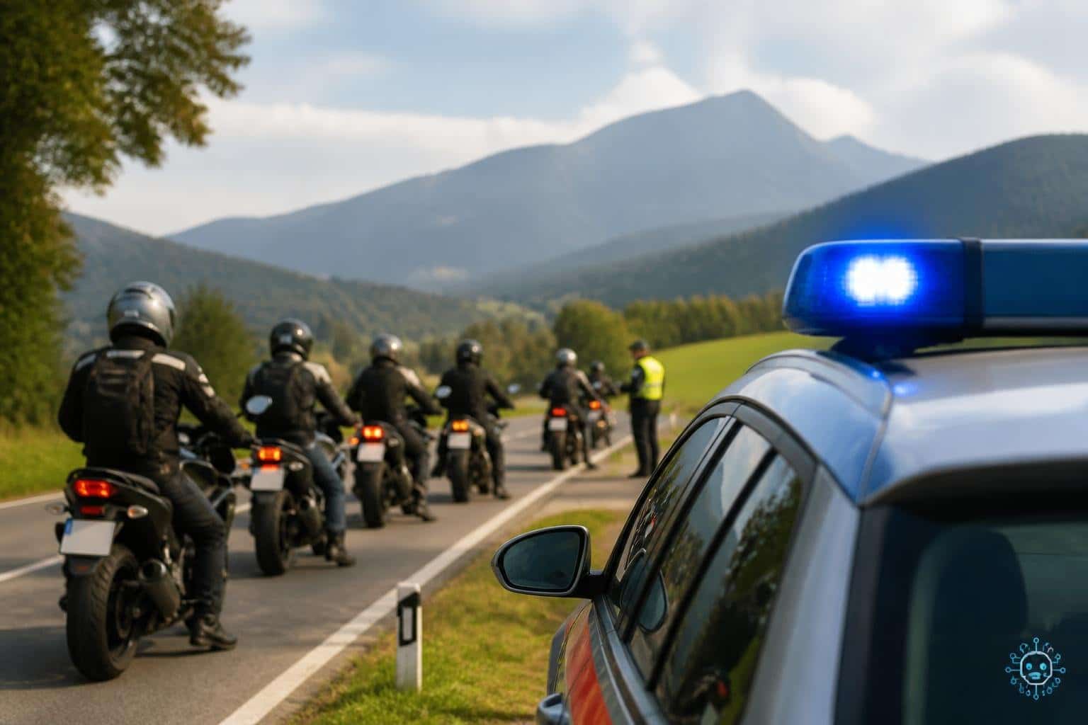 Sechs betrunkene Biker aus der Steiermark in Kärnten gestoppt