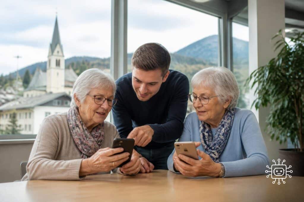 Junger Feldkirchner macht ältere Menschen fit fürs Smartphone