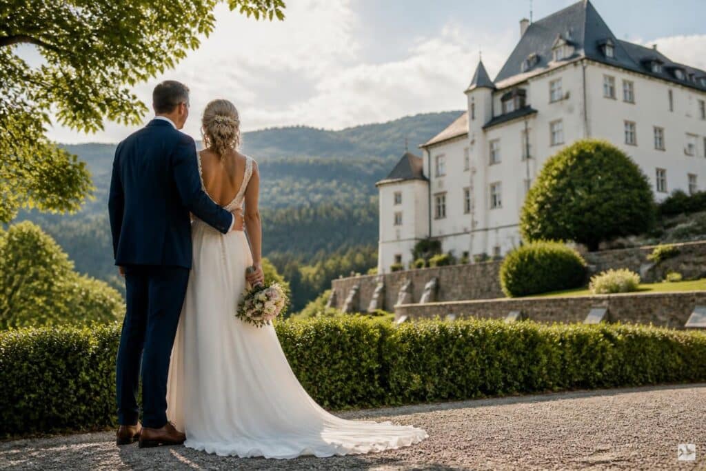 In 24 Jahren: Vom Disco-Flirt zum Ja-Wort am Schloss Wolfsberg
