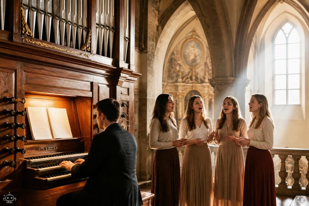 Orgel trifft auf die Heli-Family