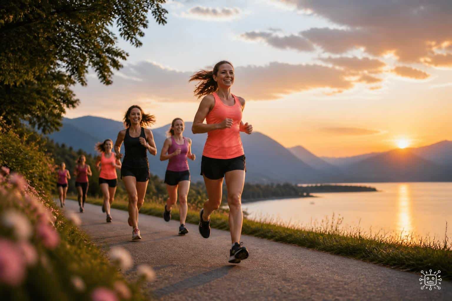 Stimmungsvoller Lauf mit Frauenpower
