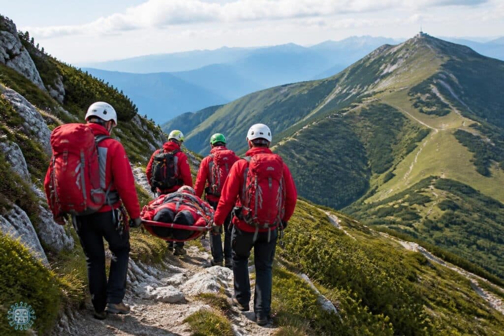 Verletzte Wanderin am Weg zum Hochobir geborgen