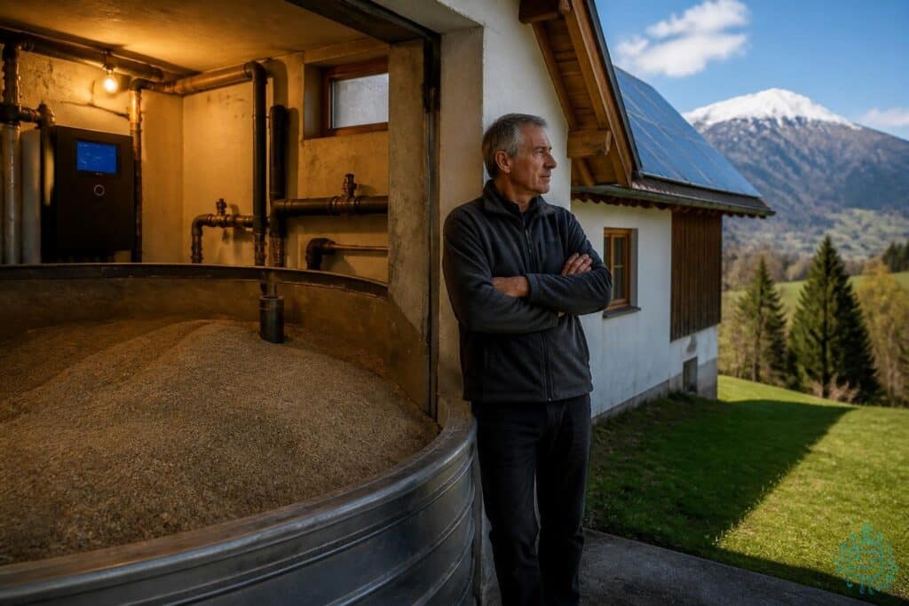 Kärntner Tüftler speichert Energie in Sandhaufen und lebt autark