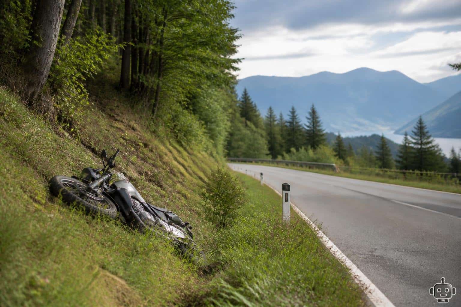 Steirer überschlug sich in Kärnten mit seinem Motorrad