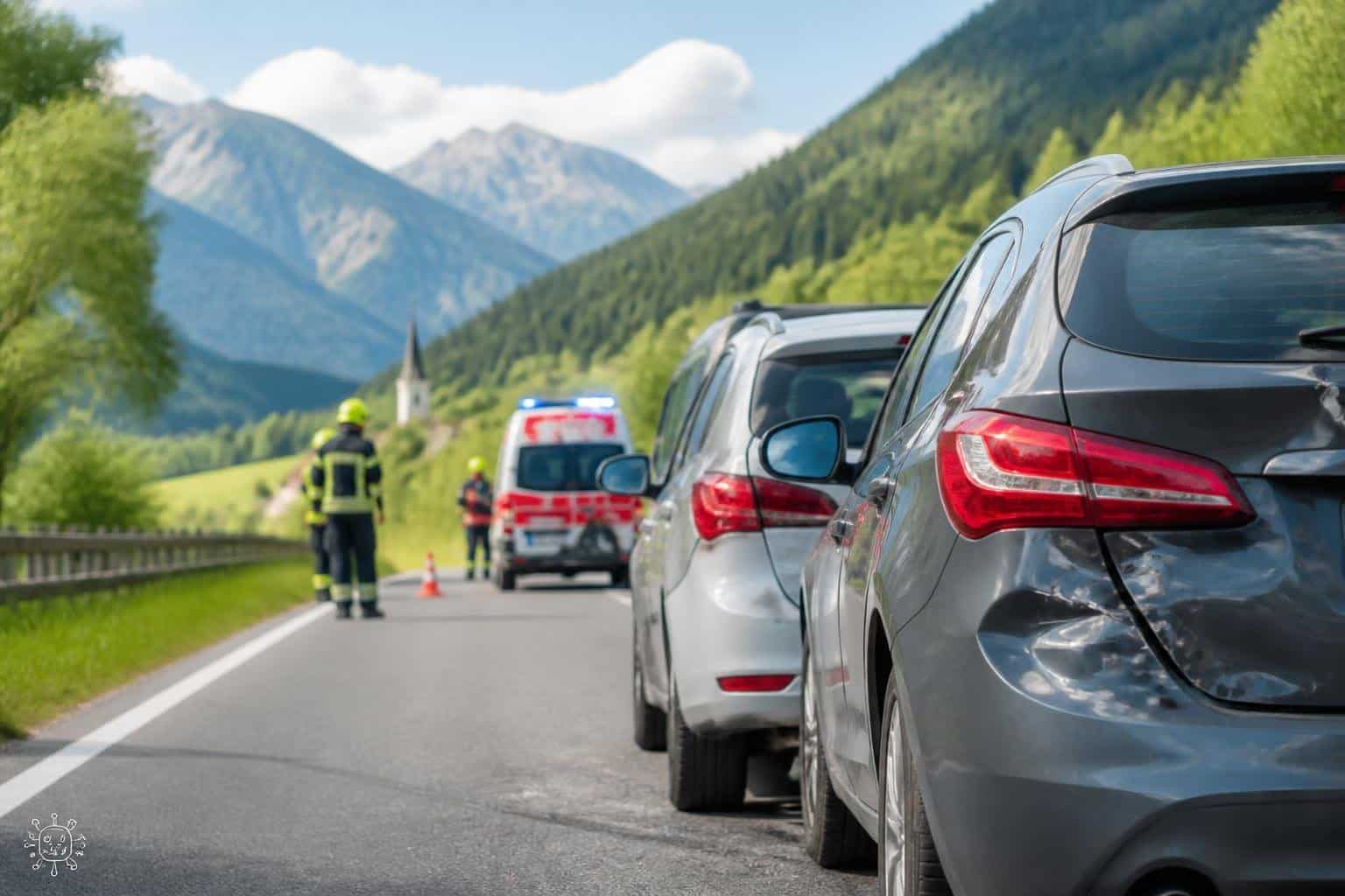 Zwei Kinder bei Auffahrunfall in Oberkärnten verletzt