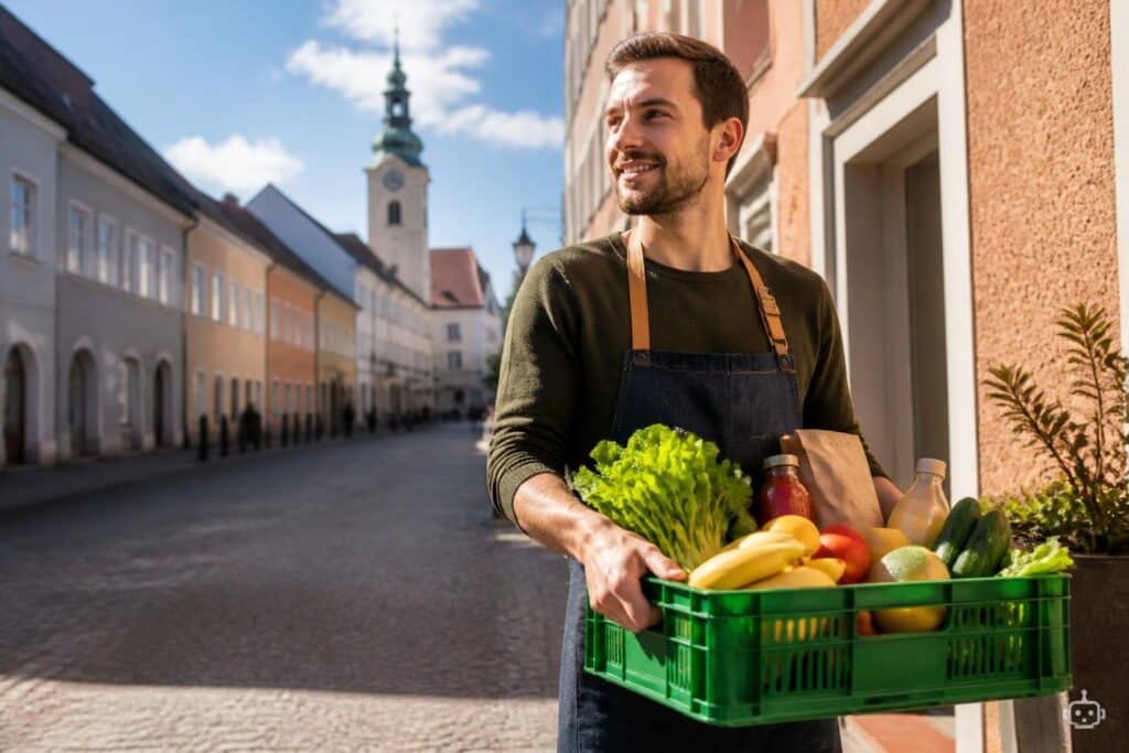 Er will die Nahversorgung in St. Veiter Innenstadt retten