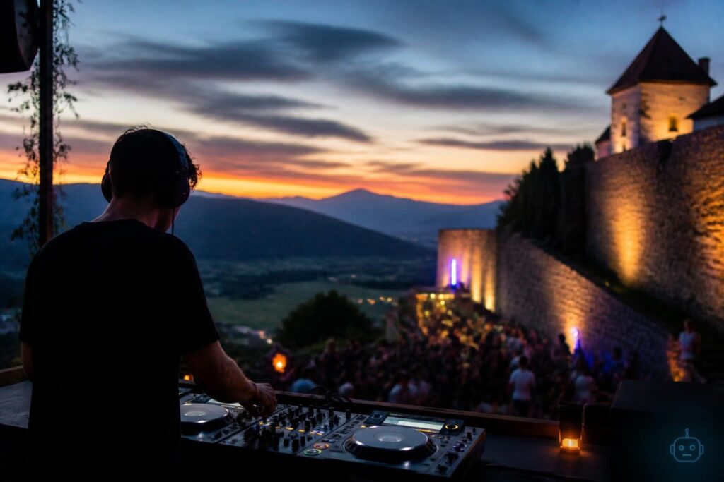 Am Schlossberg Griffen: Electric Dance mit DJs aus Salzburg und Wien