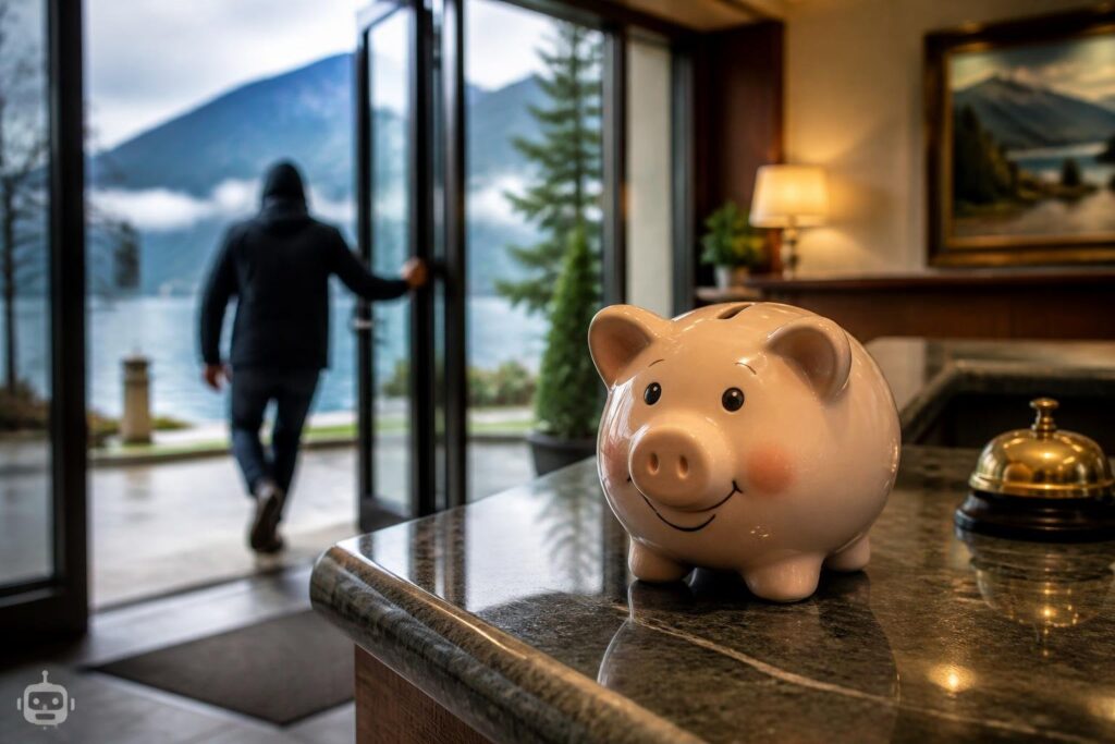 Dieb flüchtete mit Trinkgeld-Sparschwein aus Hotel in Kärnten