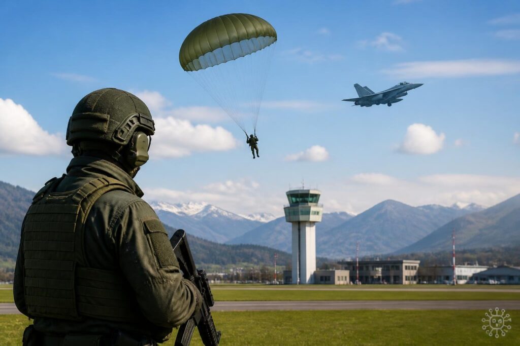 Bundesheer wappnet sich für Ernstfall am Flughafen in Klagenfurt
