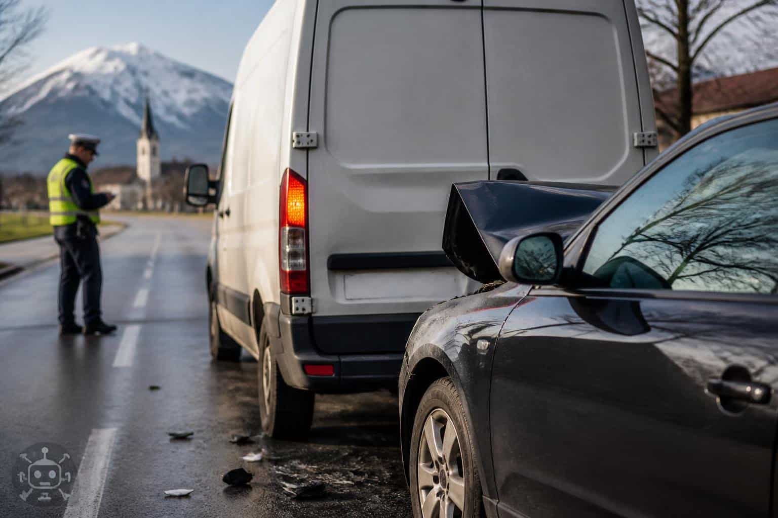 Frau ohne Führerschein verursachte Unfall