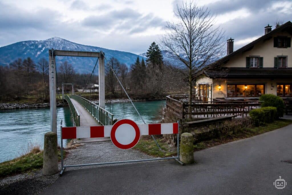 Gesperrte Brücke: Villacher Gastronomiebetrieb kämpft um seine Gäste