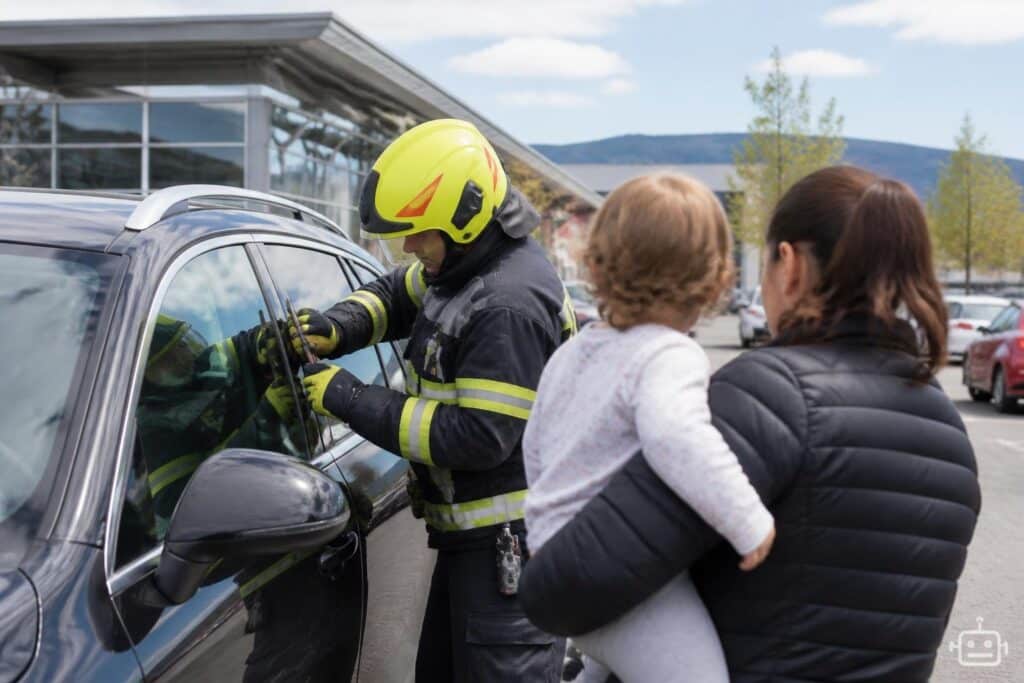 Kärntner Feuerwehr rettete Kleinkind aus versperrtem Auto