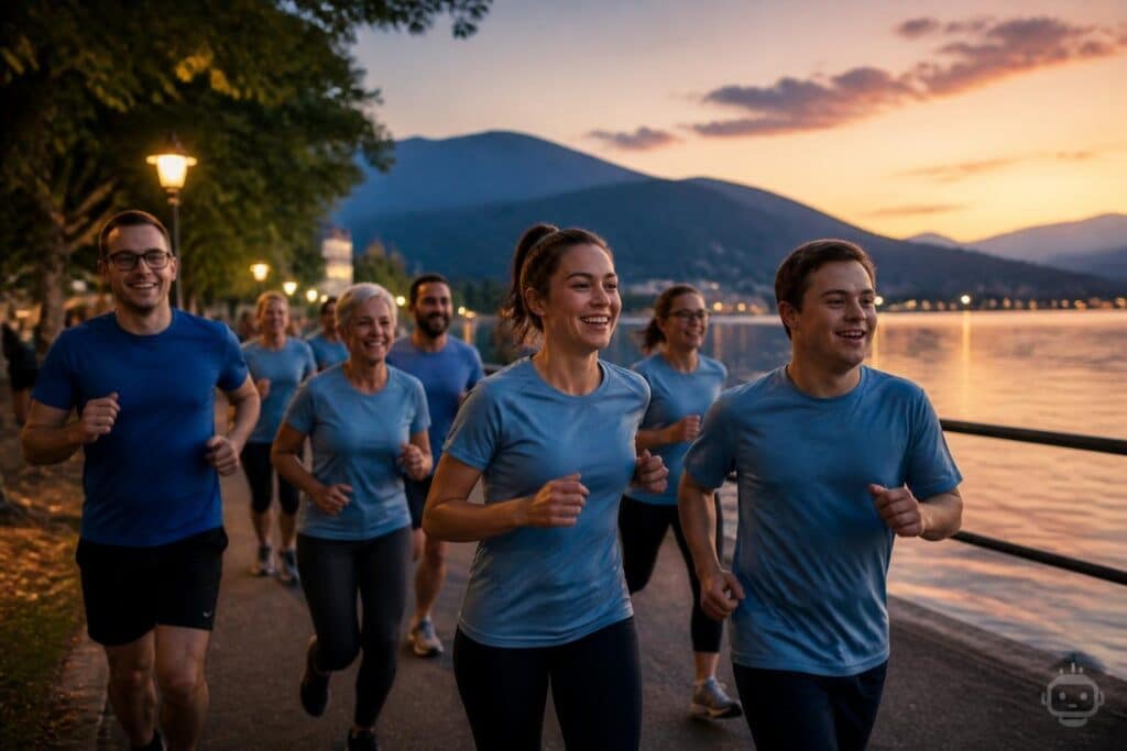 Camphill-Team strahlte bei Night Run am Wörthersee