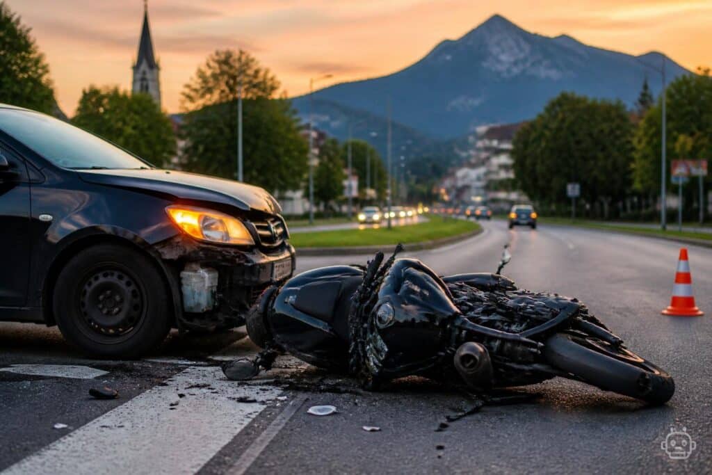 Zwei Verletzte nach Unfall auf Rosentaler Straße in Klagenfurt