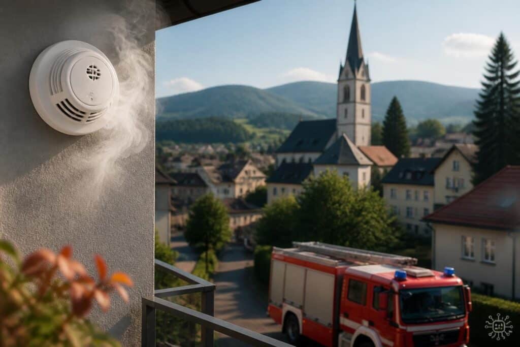 Heimrauchmelder, Nachbarn und Feuerwehr retteten Kärntnerin