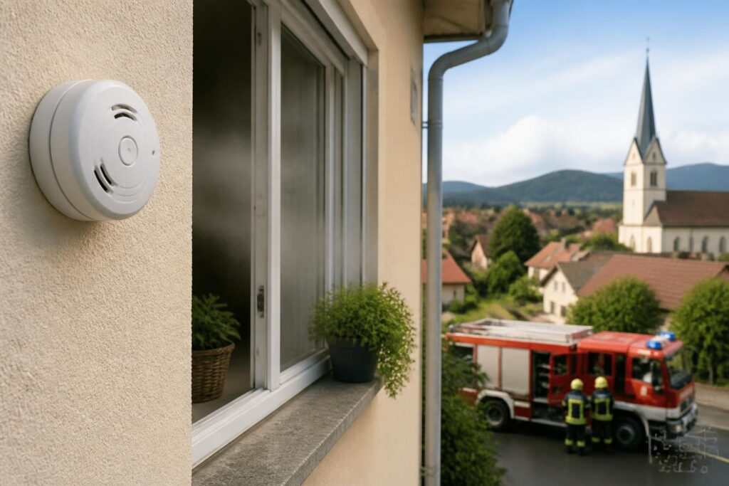 Rauchmelder und Nachbarn retten Frau das Leben