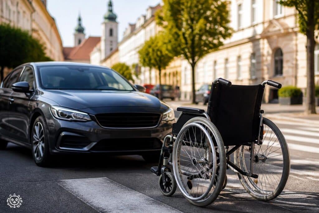 Rollstuhlfahrer in Klagenfurt von Auto erfasst