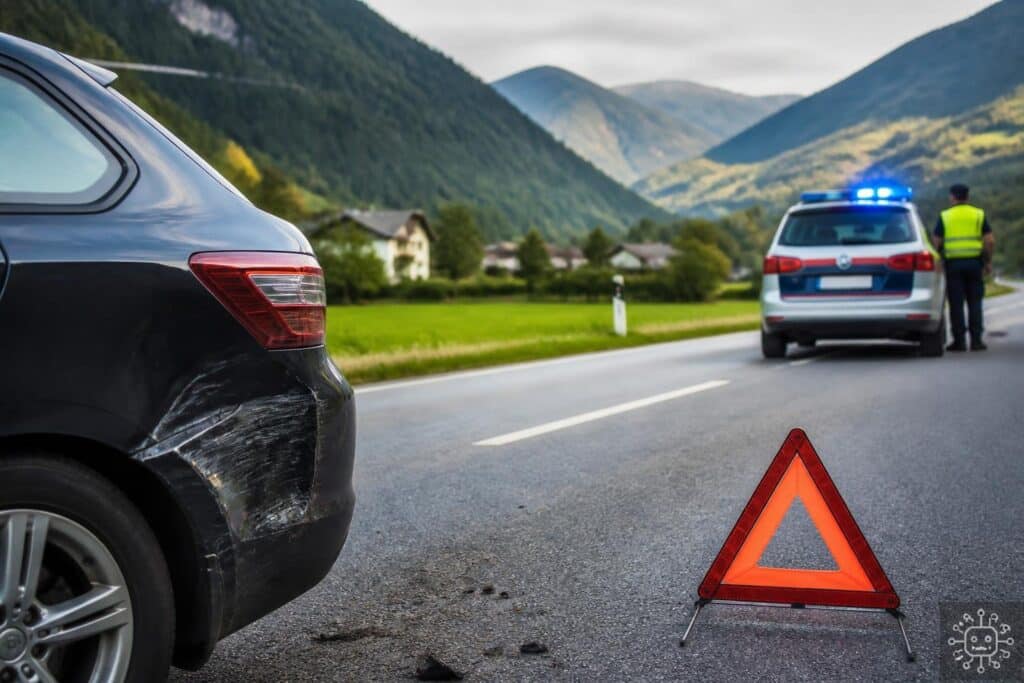 Unfallflucht im Lavanttal: Alko-Lenker rammt Auto und fährt weiter