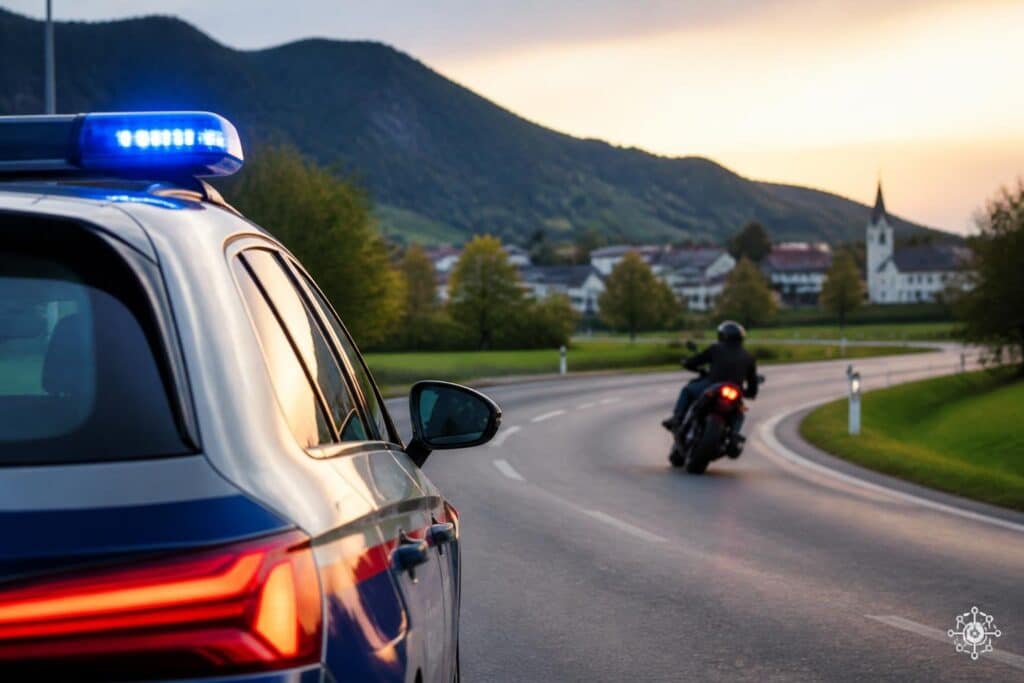 17-Jähriger flüchtet mit Motorrad vor Polizei