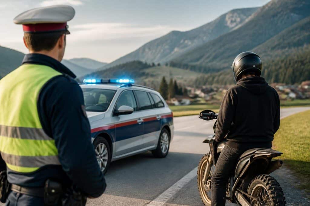Polizei stoppt Rowdy und Fahrerflüchtigen