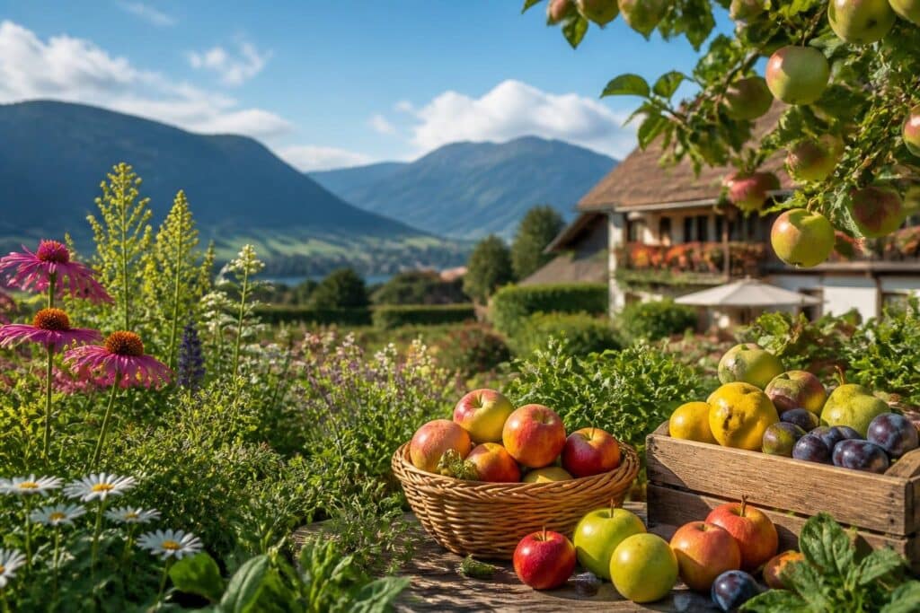 Bei Kräutern, Blumen und Obst schöpfen diese Gmünder aus dem Vollen